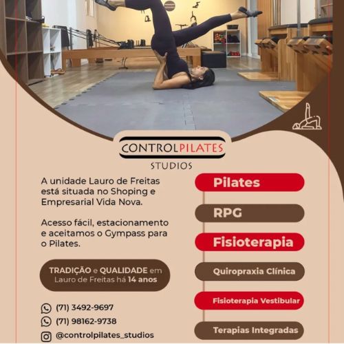 Publicação do ControlPilates no Instagram